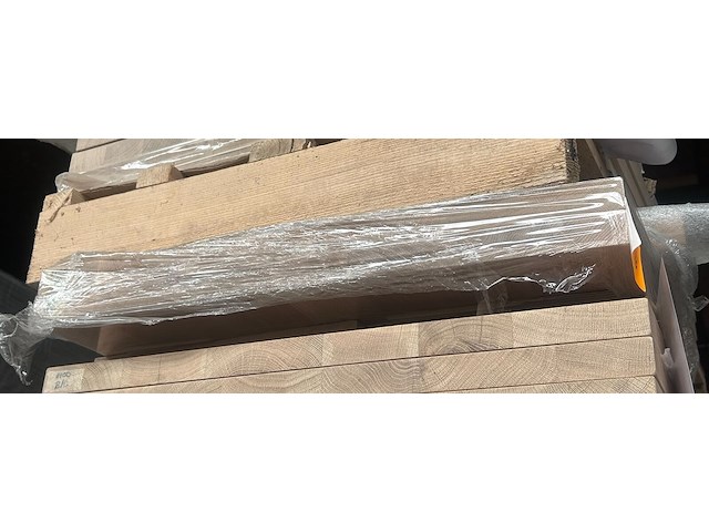 2x massief eiken traptreden 33mm - afbeelding 1 van  3