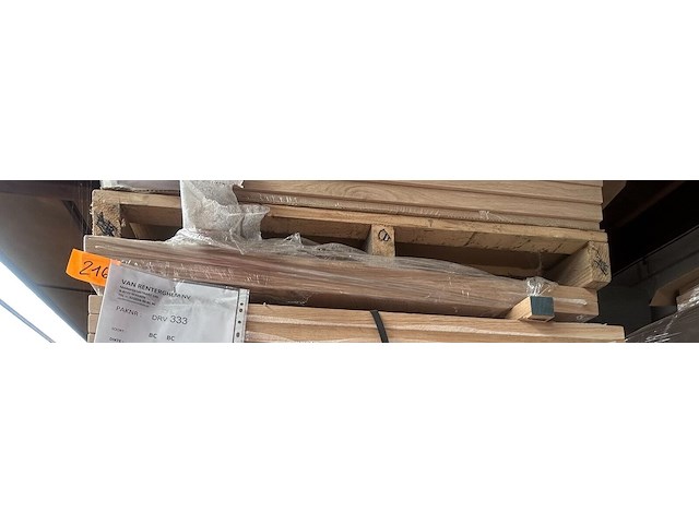 2x massief eiken traptreden 33mm - afbeelding 2 van  3