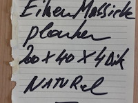 2x massieve eiken planken - afbeelding 2 van  2