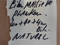 2x massieve eiken planken - afbeelding 2 van  2