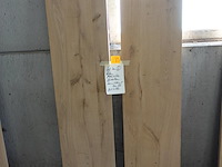 2x massieve eiken planken - afbeelding 1 van  2