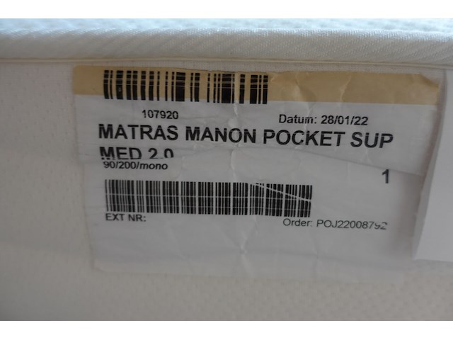 2x matras manon pocket sup - afbeelding 2 van  5