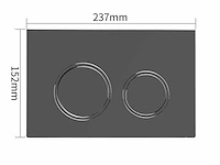 2x mawialux inbouw reservoir met drukbediening (in 4 kleuren beschikbaar) - afbeelding 4 van  15