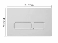 2x mawialux inbouw reservoir met drukbediening (in 4 kleuren beschikbaar) - afbeelding 5 van  15