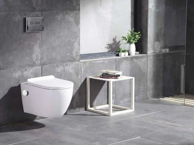2x mawialux inbouw wandcloset met bidet - glans wit - afbeelding 6 van  7