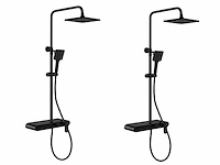2x mawialux opbouw regendoucheset - digitaal display