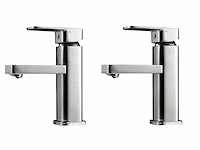 2x mawialux wastafelkraan - chroom