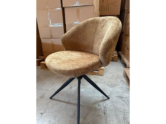 2x maxfurn stoel draaipoot curry - afbeelding 2 van  2