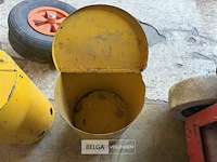 2x metalen afvalbak - afbeelding 2 van  2