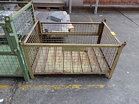 2x metalen draagmand - afbeelding 3 van  5