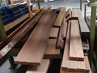 2x metalen houder + inhoud divers hout - afbeelding 6 van  6