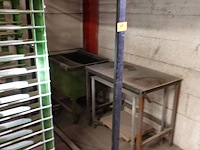 2x metalen kar + 3x metalen tafel - afbeelding 3 van  5