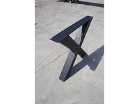 2x metalen kruisonderstel - afbeelding 1 van  2