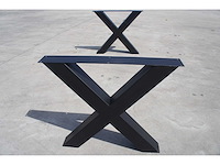 2x metalen kruisonderstel - afbeelding 1 van  2