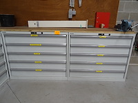 2x metalen ladekast lista + inhoud - afbeelding 1 van  16