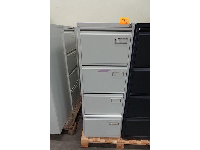 2x metalen ladekast - afbeelding 1 van  3