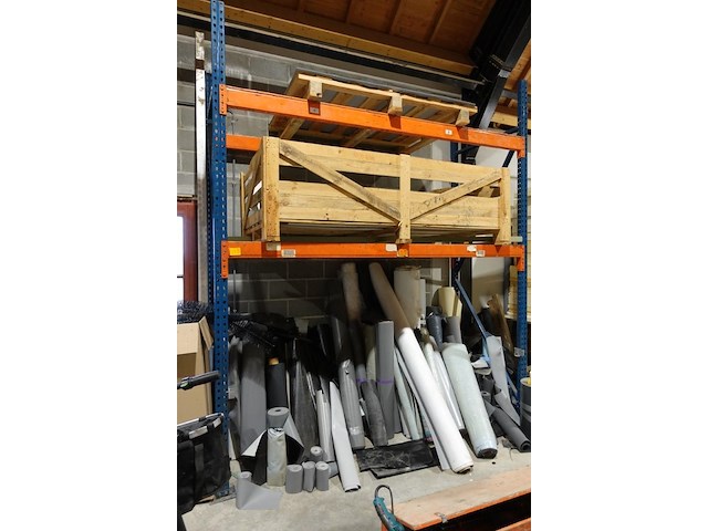 2x metalen palletstelling - afbeelding 1 van  3
