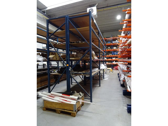 2x metalen palletstelling - afbeelding 1 van  3