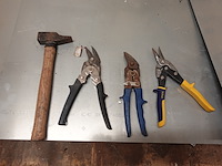 2x metalen plooibank + werktafel - afbeelding 6 van  8