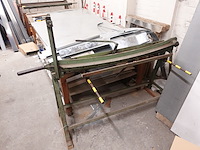 2x metalen plooibank + werktafel - afbeelding 7 van  8