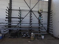 2x metalen rek met 10 staanders - afbeelding 3 van  4