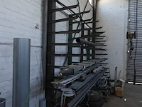 2x metalen rek met 10 staanders - afbeelding 4 van  4