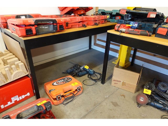 2x metalen tafel - afbeelding 3 van  4