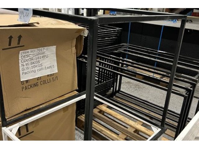 2x metalen tafelframe - afbeelding 2 van  3