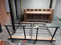 2x metalen transportkar - afbeelding 2 van  3