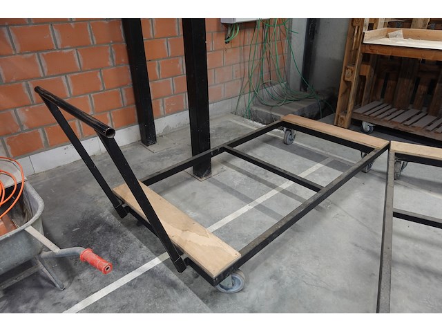 2x metalen transportkar - afbeelding 3 van  3