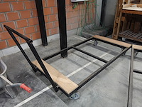 2x metalen transportkar - afbeelding 3 van  3