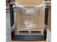 2x metalen u-onderstel smal - afbeelding 3 van  3