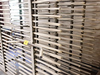 2x metalen verrijdbaar droogrek - afbeelding 2 van  3