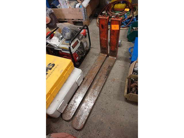 2x metalen vorken - afbeelding 1 van  5