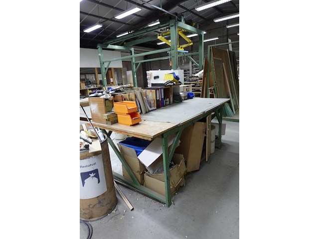 2x metalen werkbank x houten werkbank - afbeelding 3 van  5