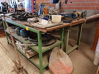 2x metalen werkbank - afbeelding 1 van  3