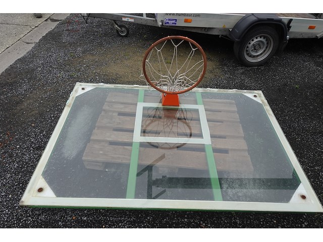 2x mobiele basketbaldoelen - afbeelding 2 van  5