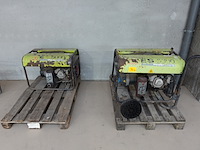 2x mobiele benzine stroomgroep pramac - afbeelding 1 van  6