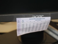 2x monitor, acer, toetsenbord, logitech, muis, logitech, werking niet gekend - afbeelding 3 van  3