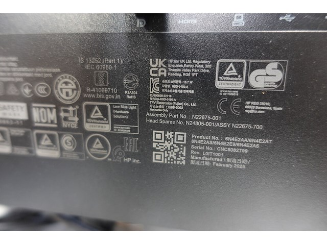 2x monitor hp - afbeelding 4 van  5