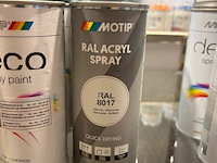 2x motip acryl chocoladebruin ral 8017 400ml (houdbaar tot 2034)