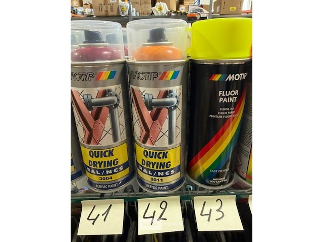 2x motip acryl dieporanje ral2011 400ml (houdbaar tot 2034) - afbeelding 3 van  3