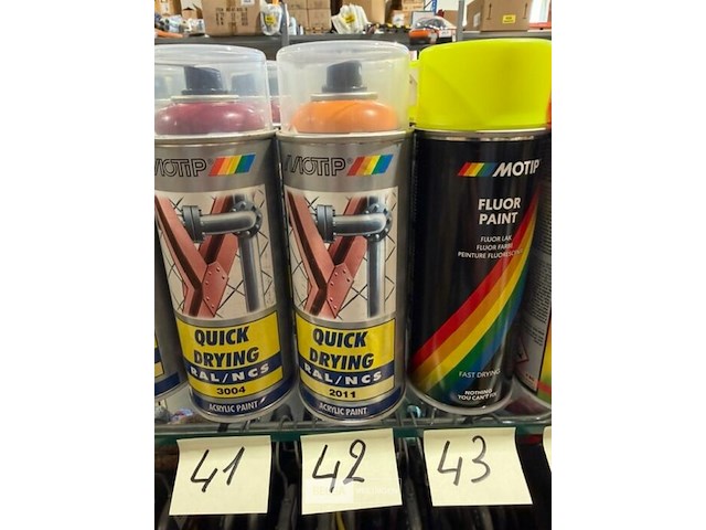 2x motip acryl dieporanje ral2011 400ml (houdbaar tot 2034) - afbeelding 3 van  3