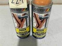 2x motip acryl dieporanje ral2011 400ml (vervallen in 2025) - afbeelding 1 van  3