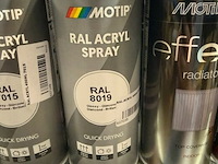2x motip acryl grijsbruin ral8019 400ml (houdbaar tot 2034) - afbeelding 3 van  3