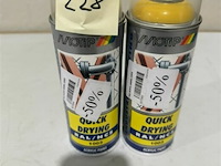 2x motip acryl signaalgeel ral1003 400ml (houdbaar tot 2034) - afbeelding 1 van  3