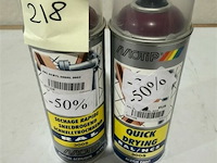 2x motip acryl wijnrood ral3005 400ml (vervallen in 2019) - afbeelding 1 van  3