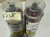 2x motip acryl wijnrood ral3005 400ml (vervallen in 2019) - afbeelding 3 van  3