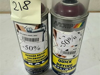 2x motip acryl wijnrood ral3005 400ml (vervallen in 2019) - afbeelding 1 van  3