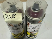 2x motip acryl wijnrood ral3005 400ml (vervallen in 2019) - afbeelding 3 van  3